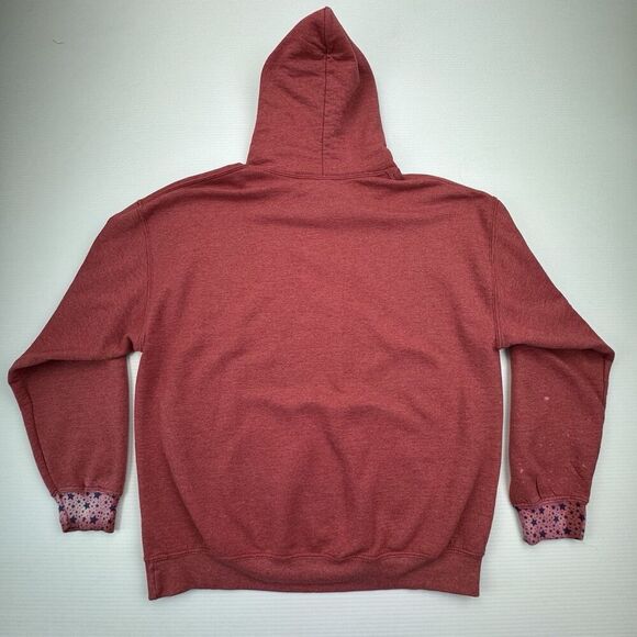 USA Tie Dye Hoodie Red White Blue Size Large Heavy Blend - Picture 3 of 7